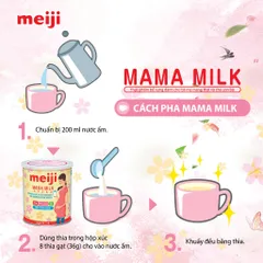 Sữa Bột Meiji Mama Lon 350g - Thực Phẩm Bổ Sung Cho Bà Mẹ Mang Thai Và Cho Con Bú