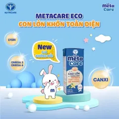 Combo 6 Lốc Sữa Bột Pha Sẵn Metacare xanh hộp 110ml