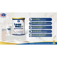 Combo 2 Lon Sữa LeanMax Adult Lon 900g - Dinh dưỡng hồi phục cho người bệnh, người cao tuổi