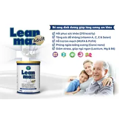 Combo 2 Lon Sữa LeanMax Adult Lon 900g - Dinh dưỡng hồi phục cho người bệnh, người cao tuổi