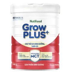 Sữa Bột NutiFood Growplus+ Suy Dinh Dưỡng, Tăng Đề Kháng  cho bé từ 0-12 tháng Lon 780g (GIAO MẪU NGẪU NHIÊN)