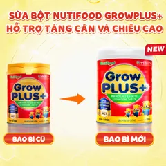 Sữa Bột NutiFood Growplus+ Suy Dinh Dưỡng, Tăng Đề Kháng  cho bé từ 0-12 tháng Lon 780g (GIAO MẪU NGẪU NHIÊN)
