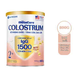 Sữa Bột METACARE COLOSTRUM Tăng Cường Miễn Dịch Sức Đề Kháng Bé Từ 1-10 Tuổi Với Sữa Non IgG 1500+ Lon 800g
