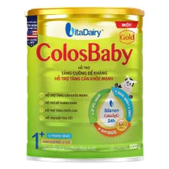 Sữa Bột ColosBaby Gold Thanh Nhạt 1+ Lon 800g - S (Cho bé 1-2 tuổi)