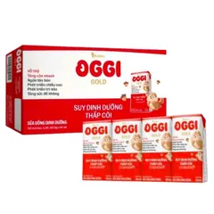 Thùng 48 hộp sữa Oggi Gold Hộp 110ml, 180ml (Cho bé trên 1 tuổi)