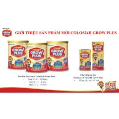 Sữa Bột Nutricare Colos Grow Plus 1+ Lon 850g (Cho bé 1-2 Tuổi)