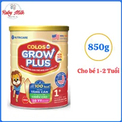 Sữa Bột Nutricare Colos Grow Plus 1+ Lon 850g (Cho bé 1-2 Tuổi)