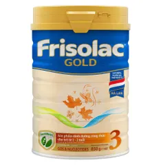 Sữa Bột Frisolac Gold số 3 Lon 850g (Cho bé 1 - 2 tuổi)