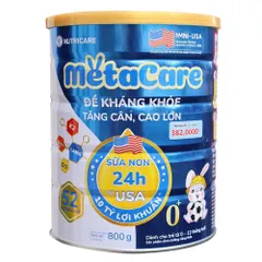 Sữa Bột MetaCare Eco Xanh Lon 850g Đủ Số Cho Bé