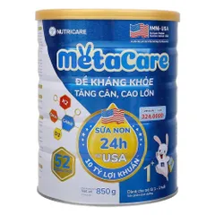 Sữa Bột MetaCare Eco Xanh Lon 850g Đủ Số Cho Bé