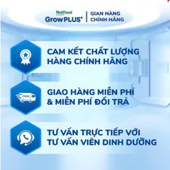 [Combo 2 Lon] Sữa Bột NuiFood GrowPLUS+ Xanh Tiêu Hóa 2+, 1+, 0+ Lon 800g  Hỗ Trợ Tiêu Hóa, Tăng Đề Kháng Cho Bé