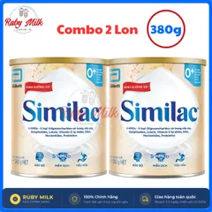 [Combo 2 Lon] SỮA SIMILAC 5G HMO 0+ CHO BÉ 0-12 tháng 380g