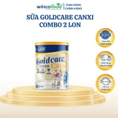 Combo 2 Lon Sữa bột Wincofood Goldcare Canxi (800g/lon) Chắc khoẻ xương, bổ sung dinh dưỡng