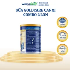 Combo 2 Lon Sữa bột Wincofood Goldcare Canxi (800g/lon) Chắc khoẻ xương, bổ sung dinh dưỡng