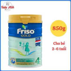 Sữa Bột Friso Gold số 4 Lon 850g (Cho bé 2 - 6 tuổi)
