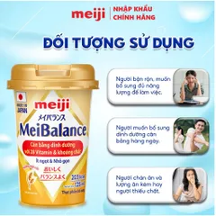 Thùng 12 hộp thực phẩm bổ sung Meiji Meibalance 125ml