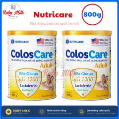 [Combo 2 Lon] Sữa bột Nutricare ColosCare Adult 800g