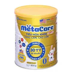 Sữa Bột MetaCare Opti 0+ Lon 800g (Cho bé 0 - 12 tháng)