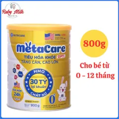 Sữa Bột MetaCare Opti 0+ Lon 800g (Cho bé 0 - 12 tháng)