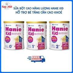 Sữa Bột Hanie Kid - Hỗ Trợ Tăng Cân, Giảm Biếng Ăn, Suy Dinh Dưỡng Thấp Còi