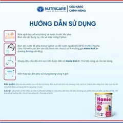 Sữa Bột Hanie Kid - Hỗ Trợ Tăng Cân, Giảm Biếng Ăn, Suy Dinh Dưỡng Thấp Còi
