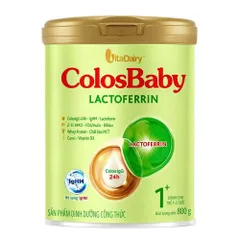 Combo 2 Lon Sữa Bột ColosBaby Lactoferrin Lon 800g - Phù Hợp Cho Bé Sinh Mổ, Đề Kháng Kém