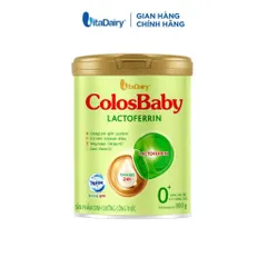 Combo 2 Lon Sữa Bột ColosBaby Lactoferrin Lon 800g - Phù Hợp Cho Bé Sinh Mổ, Đề Kháng Kém