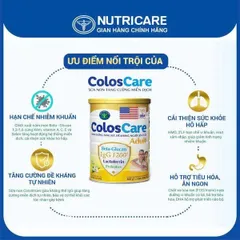 Sữa Bột Nutricare ColosCare Adult Lon 800g - Cho Người Lớn Tuổi