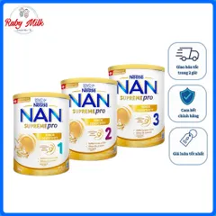 Sữa Nan Supreme Pro Nestle Cho Trẻ Dị Ứng Đủ Số 800g - Sữa Bột Công Thức