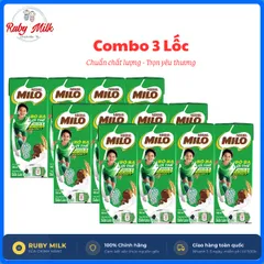 [Combo 3 lốc] Sữa Milo lúa mạch Nestle 110ml/180ml