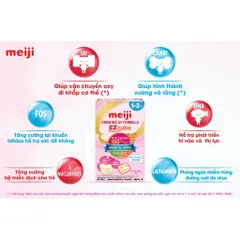 Sữa Meiji Growing Up Infant Formula Nhập Khẩu Nhật Cung Cấp Dinh Dưỡng Cho Trẻ Tới 3 Tuổi