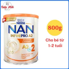 Sữa Bột NAN INFINIPRO A2 số 2 Lon 800g (Cho bé 1-2 tuổi) Mẫu giao ngẩu nhiên