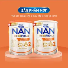 Sữa Bột NAN INFINIPRO A2 số 2 Lon 800g (Cho bé 1-2 tuổi) Mẫu giao ngẩu nhiên