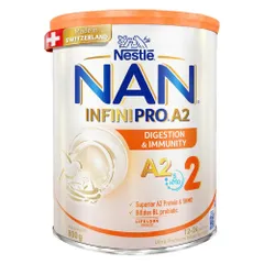 Sữa Bột NAN INFINIPRO A2 số 2 Lon 800g (Cho bé 1-2 tuổi) Mẫu giao ngẩu nhiên