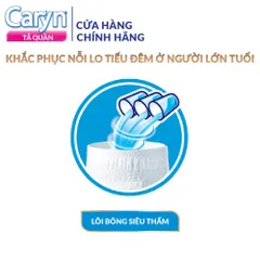 Combo 2 Gói Tã/Bỉm Quần Người Lớn Caryn siêu thấm dành Cho Người Già Size M/L/XL