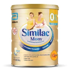Sữa bột Similac Mom IQ Plus Hương Vani Lon 900g chính hãng