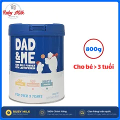 Sữa Dad and Me CBP Lon 800g - Tăng Đề Kháng & Chiều Cao Vượt Trội Cho Bé Từ 3 Tuổi Hàng Chính Hãng Đủ Tem Phụ Dad&Me