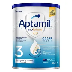[COMBO 3 LON SỐ 3] Sữa bột Aptamil New Zealand Profutura Cesarbiotik số 3 Lon 800g (Trên 2 Tuổi) - Synbiotic độc quyền