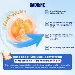 Sữa Dad and Me CBP Lon 800g - Tăng Đề Kháng & Chiều Cao Vượt Trội Cho Bé Từ 3 Tuổi Hàng Chính Hãng Đủ Tem Phụ Dad&Me