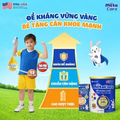 Sữa Bột MetaCare - Bé Tăng Cân Khoẻ Mạnh, Tăng Cường Đề Kháng, Phát Triển Chiều Cao