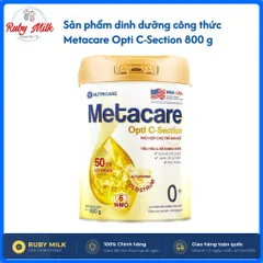 Sữa Bột Nutricare METACARE OPTI C-SECTION 1+ Hỗ Trợ Tiêu Hoá Khoẻ Tăng Cường Đề Kháng Cho Trẻ Sinh Mổ Bé Từ 1-2 Tuổi