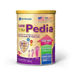Sữa Bột Care 100 Pedia 2+ Lon 850g (Cho bé 2-19 tuổi)