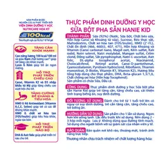 Sữa bột pha sẵn Hanie Kid 110ml, 180ml Nutricare cho trẻ biếng ăn suy dinh dưỡng