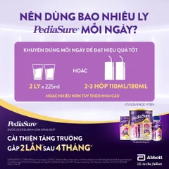 Thùng 48 Hộp Sữa nước Pediasure Socola ít ngọt 180ml (Bao bì thay đổi theo đợt)