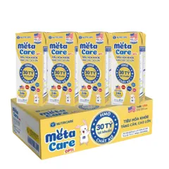 [Combo 2 Thùng] Thùng 48 hộp sữa pha sẵn Nutricare Metacare OPTI vàng 180ml