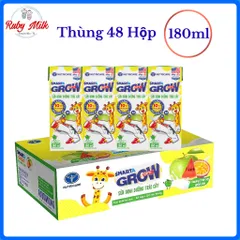 Thùng 48 Hộp Sữa Nutricare Smarta Grow Opti Hương Trái cây Nhiệt Đới 180ml (Mẫu ngẩu nhiên)