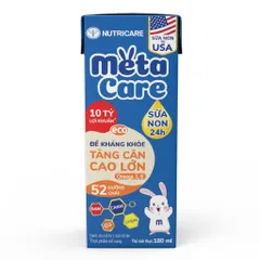 Thùng 48 Hộp Sữa Bột Pha Sẵn Nutricare Metacare Eco Xanh 180ml