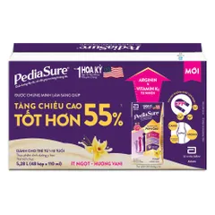 Combo 2 Thùng Sữa Bột Pha Sẵn Pediasure 110ml/180ml Cho Bé 1-10 tuổi