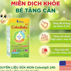 [COMBO 2 THÙNG 48 HỘP] Sữa uống dinh dưỡng ColosBaby Gold cải tiến 110ml/180ml