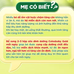 [COMBO 2 THÙNG 48 HỘP] Sữa uống dinh dưỡng ColosBaby Gold cải tiến 110ml/180ml
